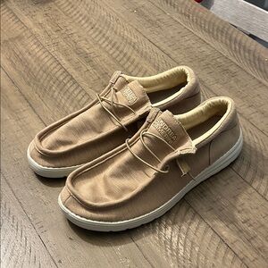 Men's Tan Slip-On Loafers
